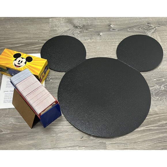 Wonderful World of Disney Trivia Board Game Mickey Mouse Vintage 90 Tin COMPLETE - Picture 5 of 8